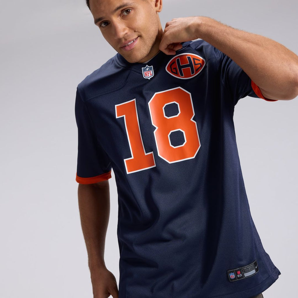 Chicago Bears Caleb Williams Nike 2026 Rivalries Collection Game Jersey - Navy