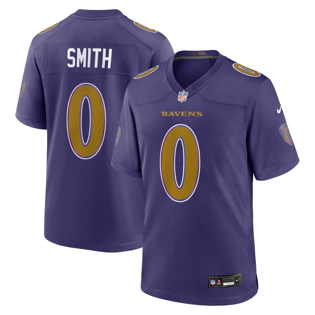 Baltimore Ravens Roquan Smith Nike Alternate Game Jersey - Purple