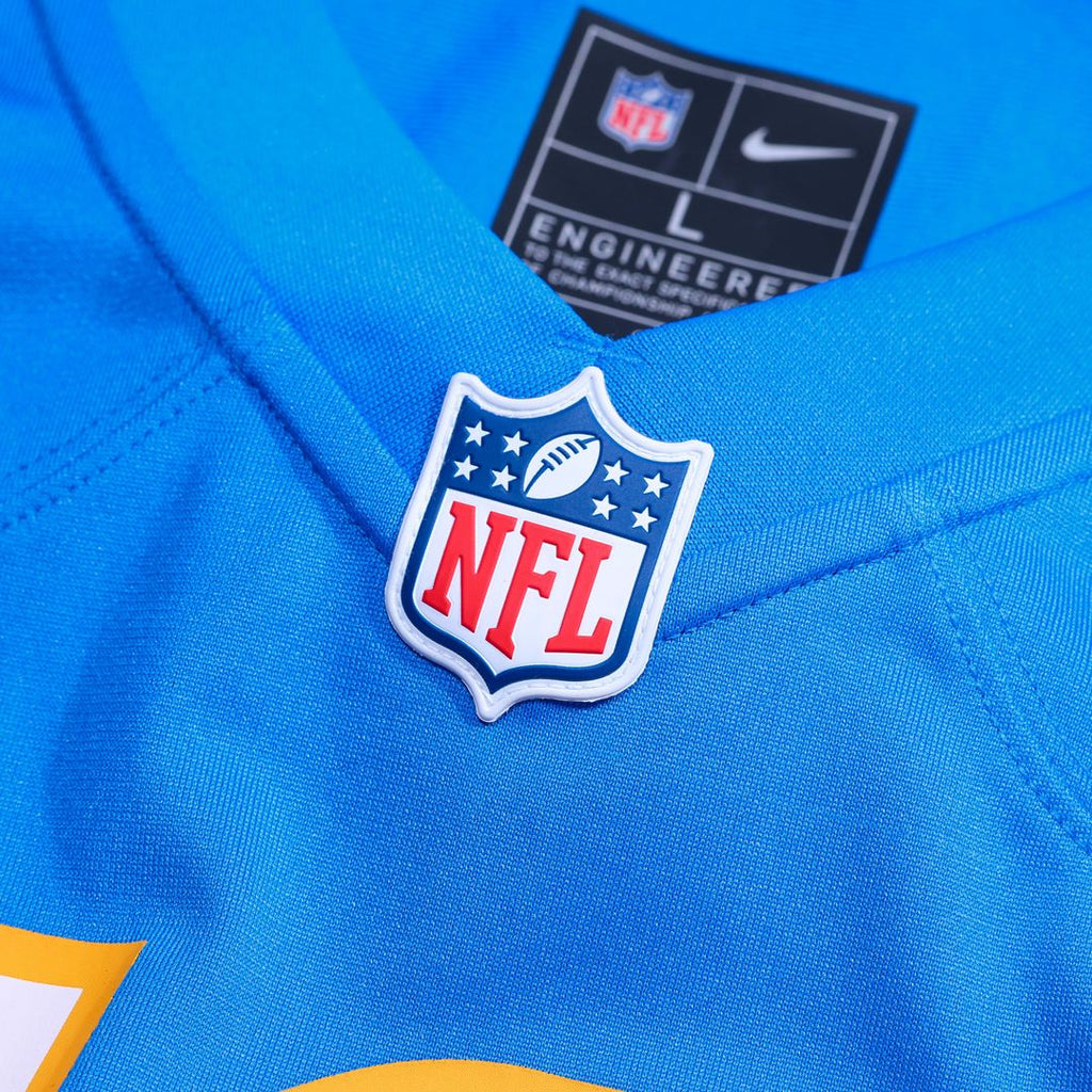 Los Angeles Chargers Nick Barrett Nike Team Game Jersey - Powder Blue