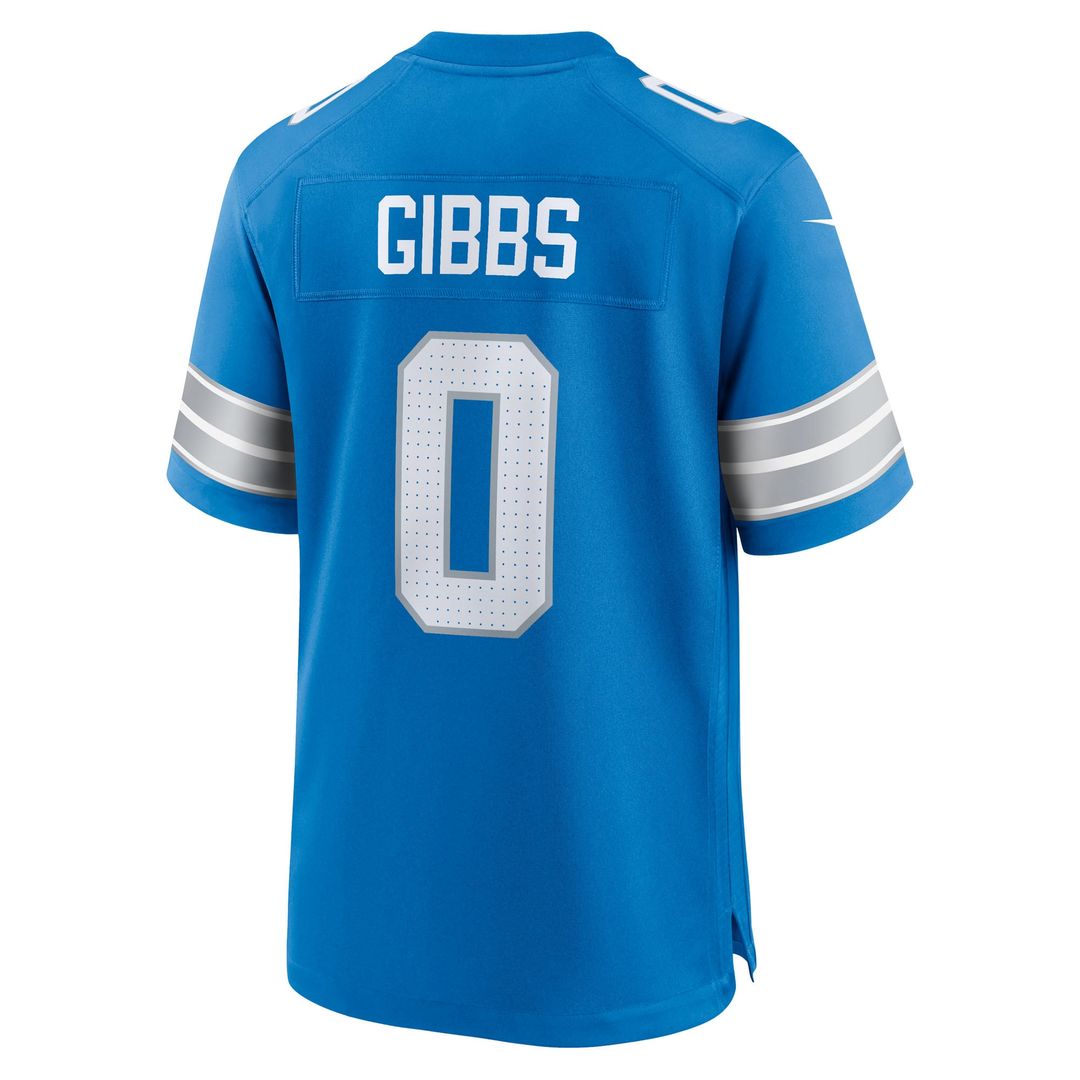 Detroit Lions Jahmyr Gibbs Nike Game Player Jersey - White