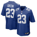 New York Giants Art Green Nike Team Game Jersey - Royal