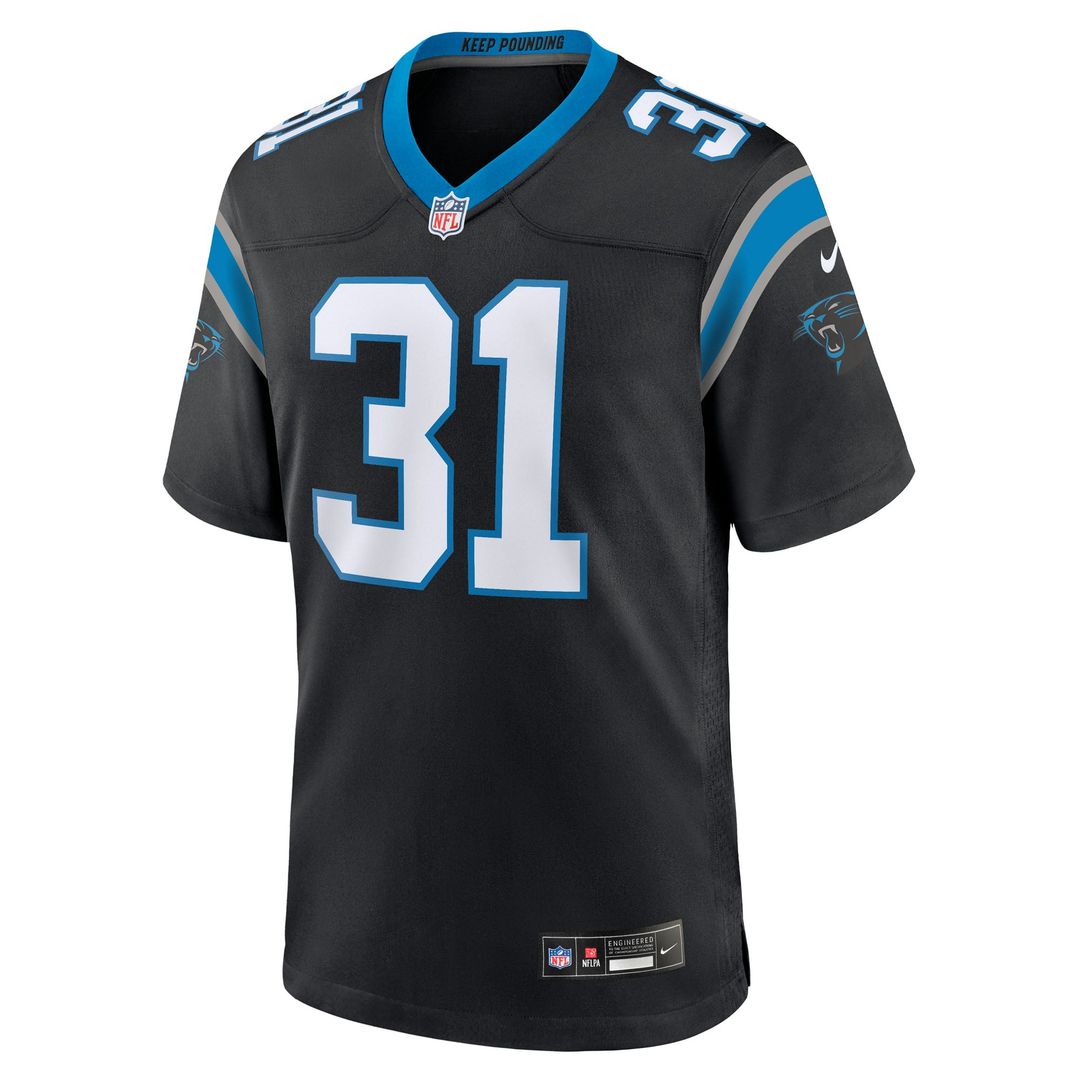 Carolina Panthers Corey Thornton Nike Team Game Jersey - Black