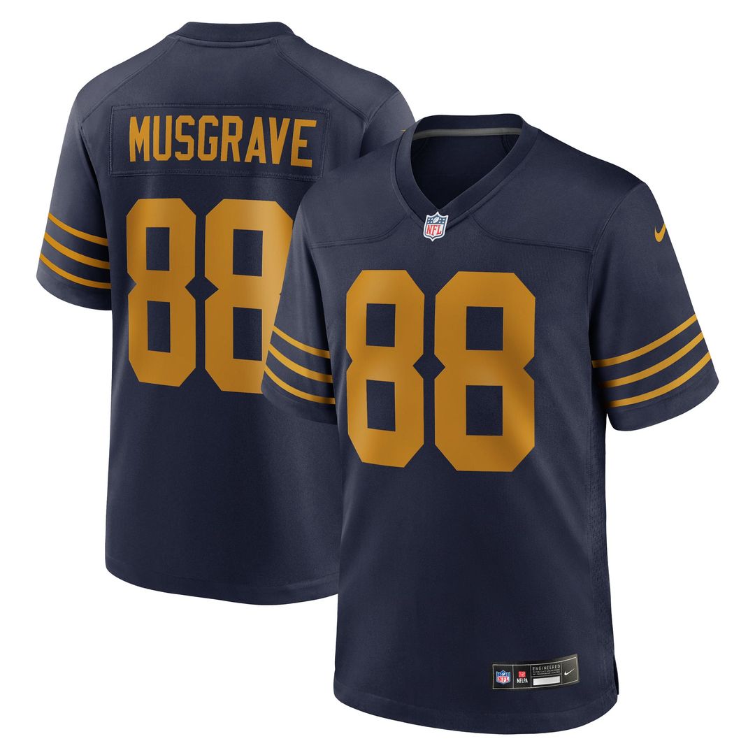 Green Bay Packers Luke Musgrave Nike The 1923 Classic Game Jersey - Navy