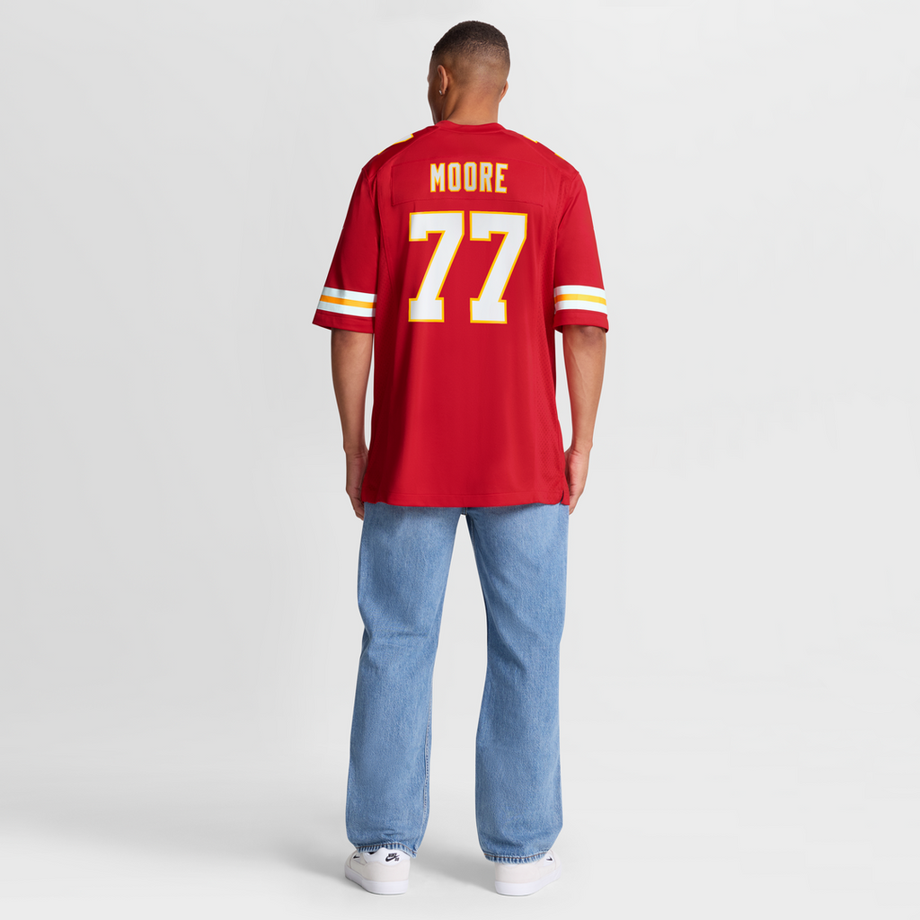 Kansas City Chiefs Jaylon Moore Nike Team Game Jersey - Red