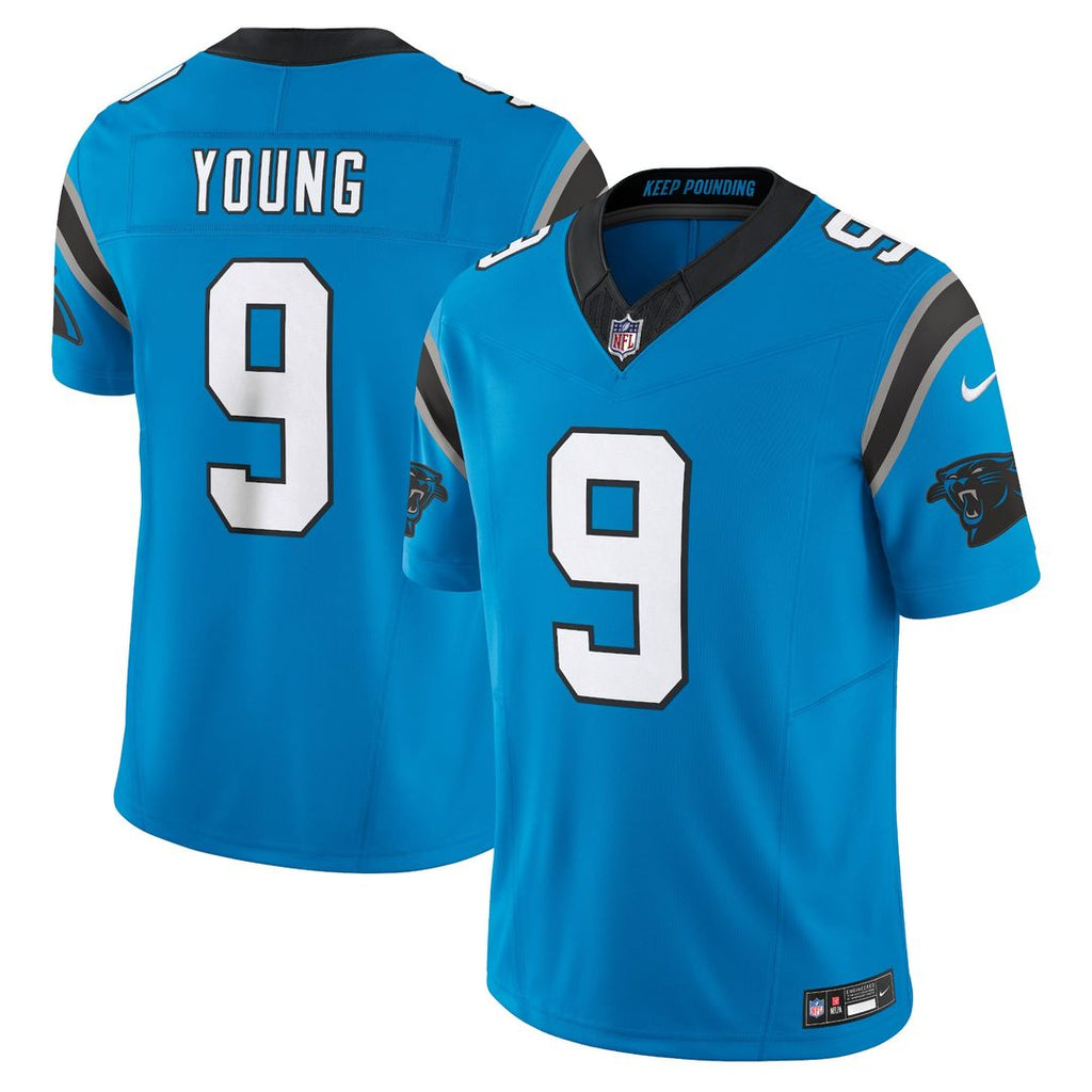 Carolina Panthers Bryce Young Nike Vapor F.U.S.E. Limited Jersey - Blue