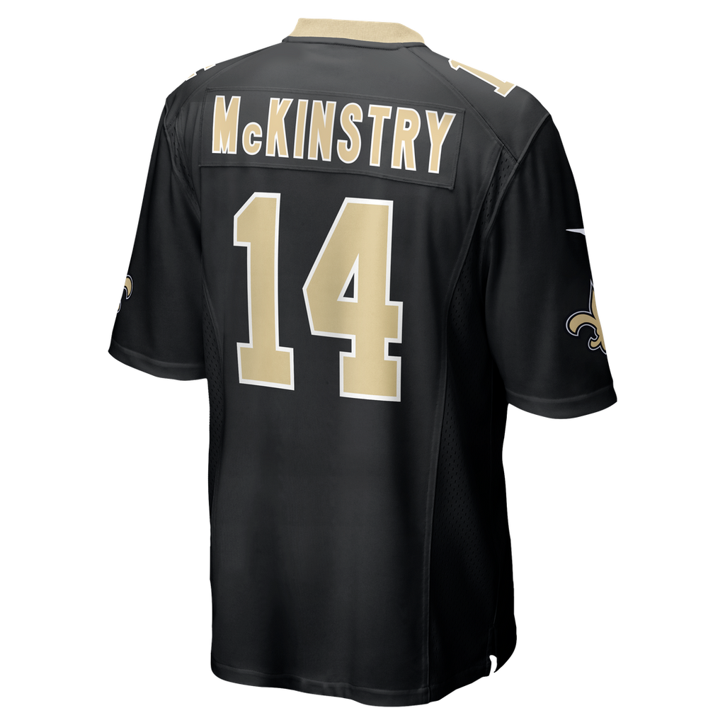 New Orleans Saints Ga'Quincy McKinstry Nike Player Game Jersey - Black
