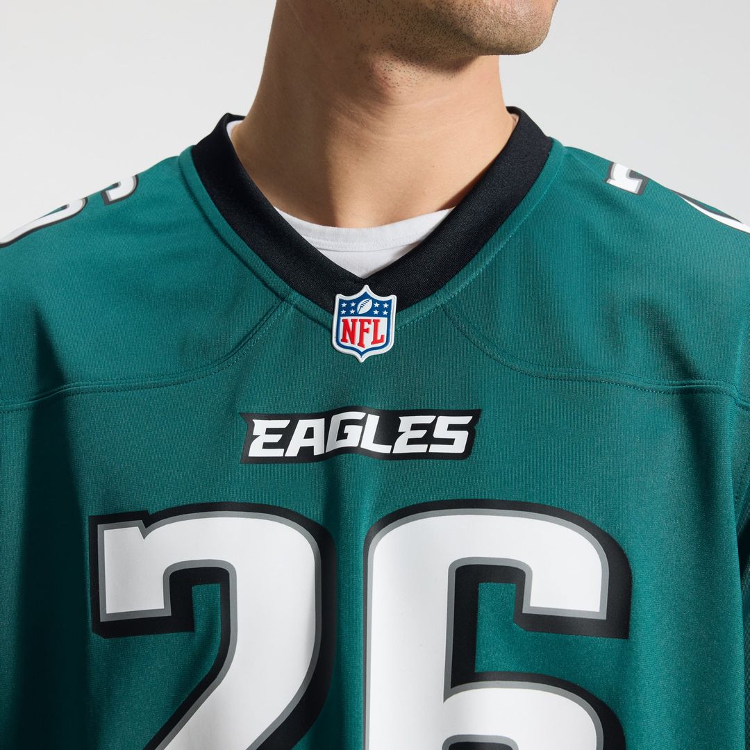 Philadelphia Eagles Saquon Barkley Nike Alternate Game Jersey - Black