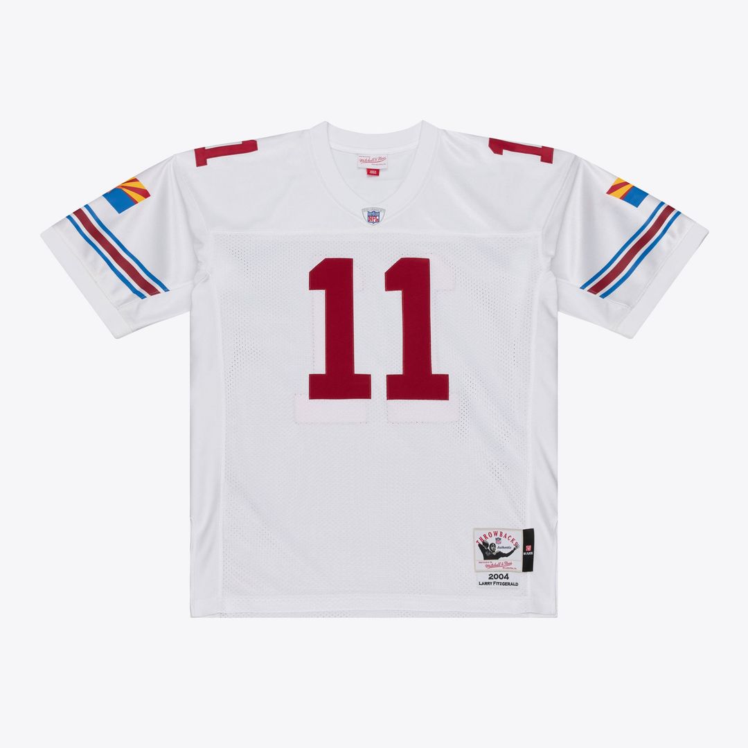Arizona Cardinals Larry Fitzgerald Mitchell & Ness Big & Tall 2004 Legacy Retired Player Jersey - White