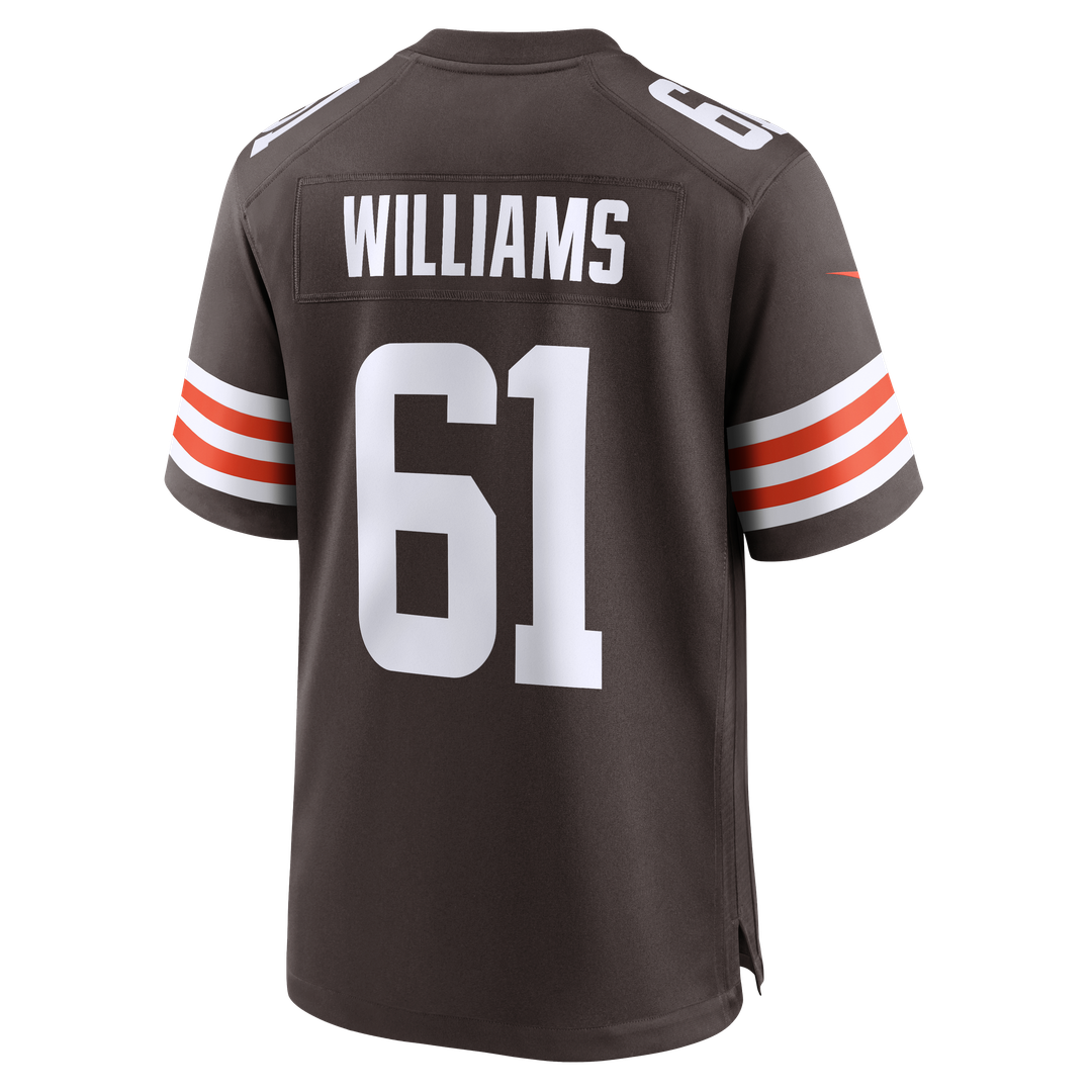 Cleveland Browns Chris Williams Nike Team Game Jersey - Brown