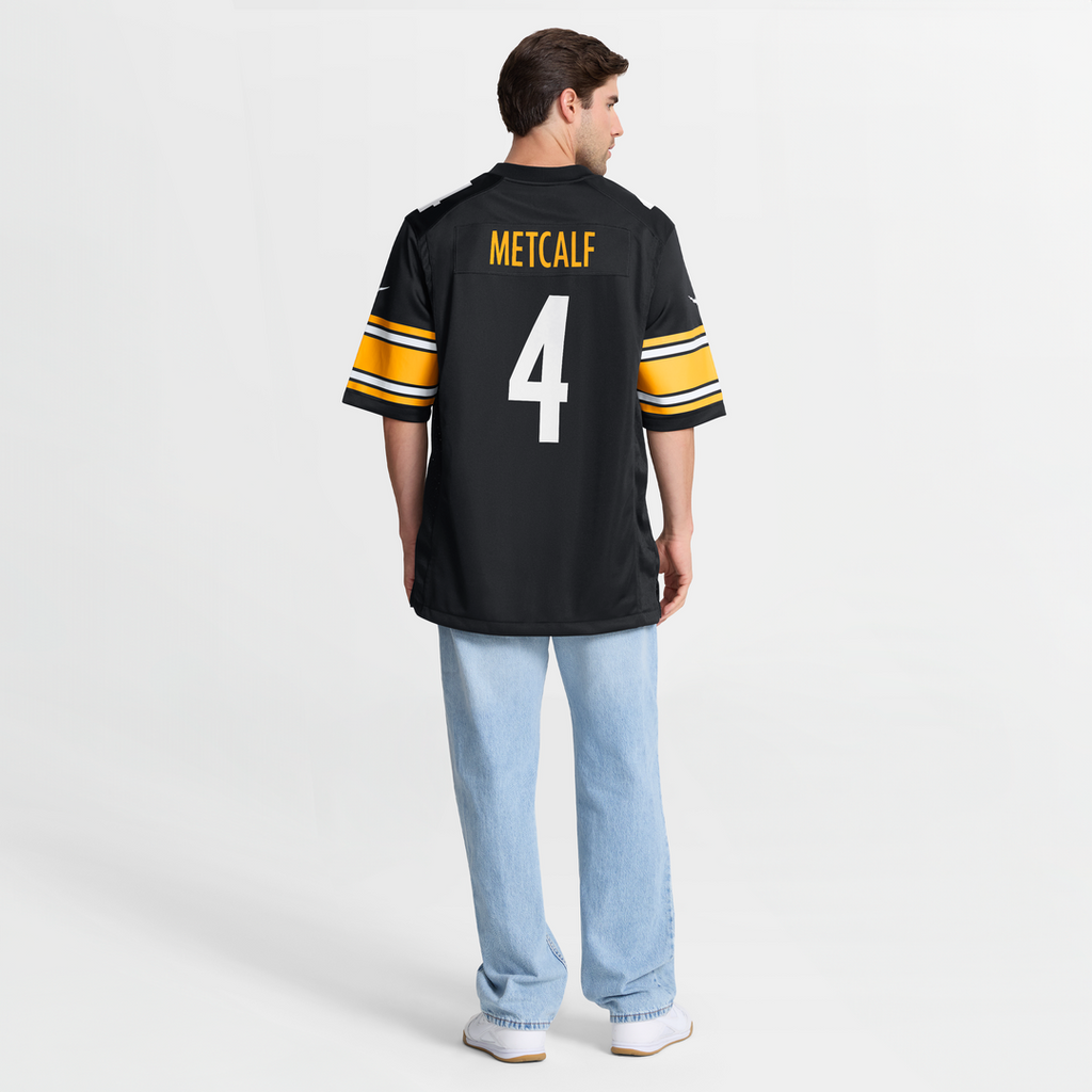 Pittsburgh Steelers DK Metcalf Nike Game Player Jersey - Black