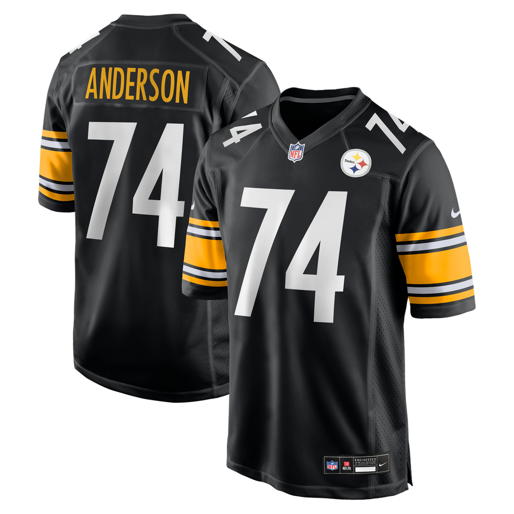 Pittsburgh Steelers Spencer Anderson Nike Game Jersey - Black