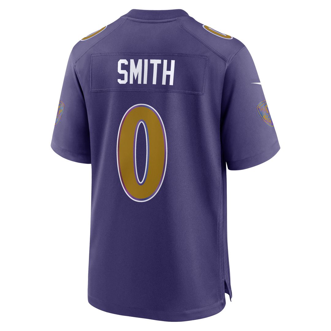 Baltimore Ravens Roquan Smith Nike Alternate Game Jersey - Purple