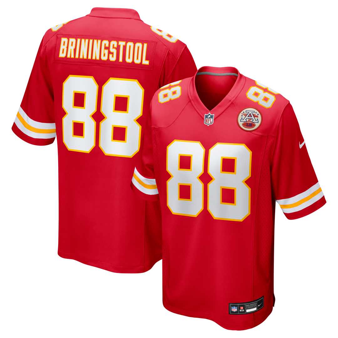 Kansas City Chiefs Jake Briningstool Nike Team Game Jersey - Red
