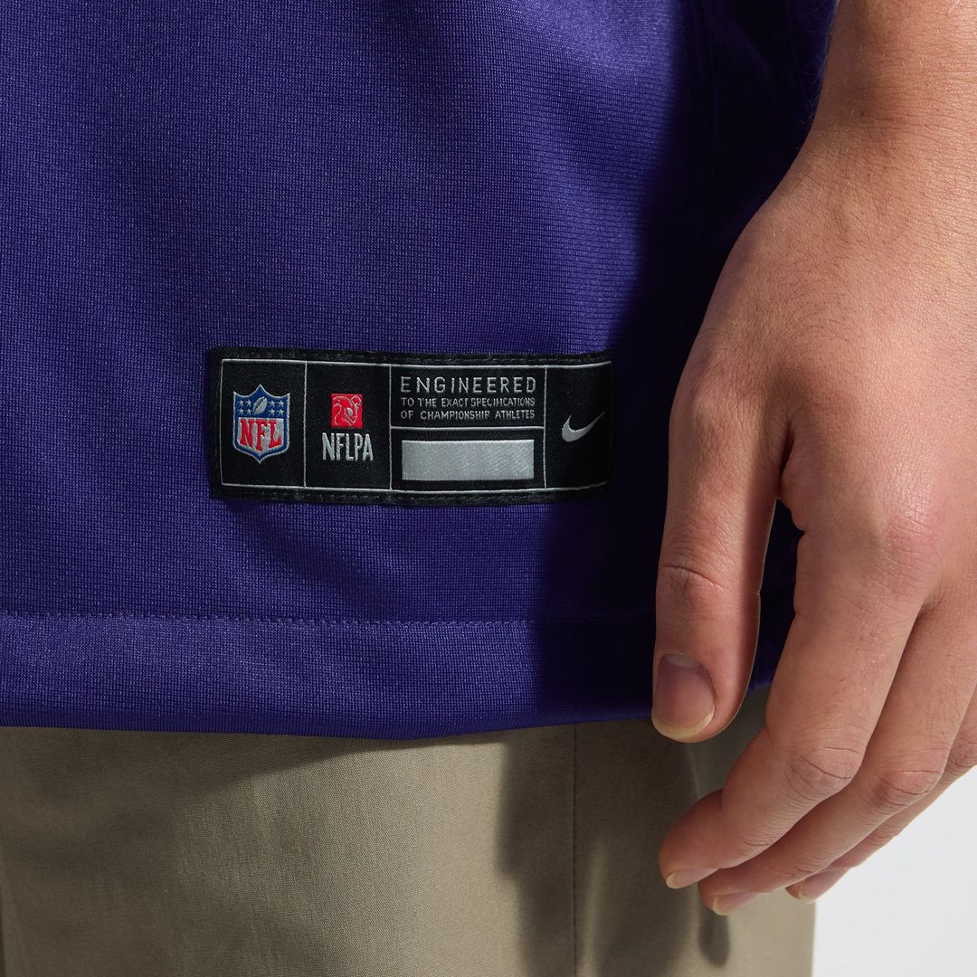 Baltimore Ravens Roquan Smith Nike Team Game Jersey - Purple