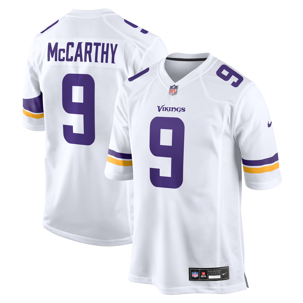 Minnesota Vikings J.J. McCarthy Nike Game Jersey - White