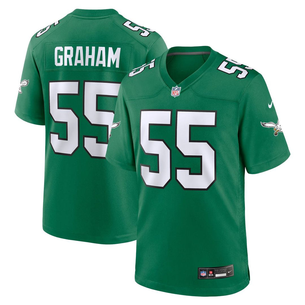Philadelphia Eagles Brandon Graham Nike Alternate Game Jersey - Kelly Green