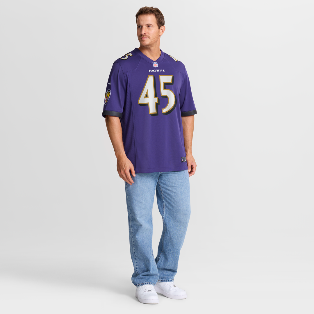 Baltimore Ravens Mike Green Nike Team Game Jersey - Purple