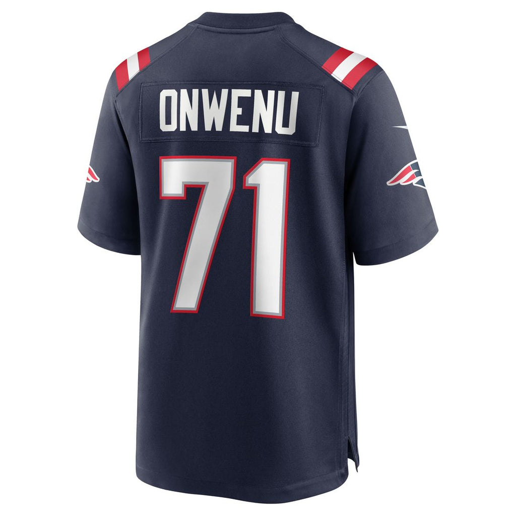 New England Patriots Mike Onwenu Nike Team Game Jersey - Navy