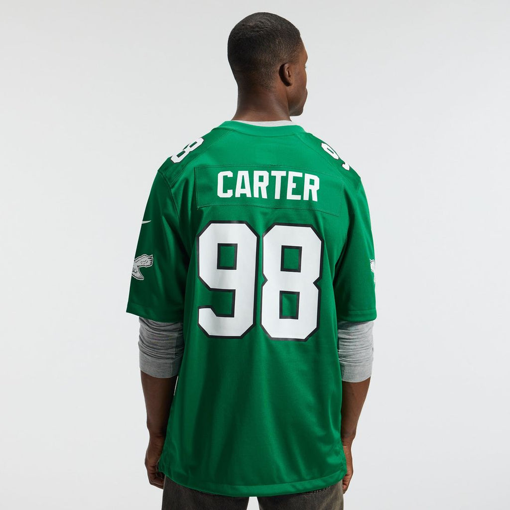 Philadelphia Eagles Jalen Carter Nike Game Jersey - White