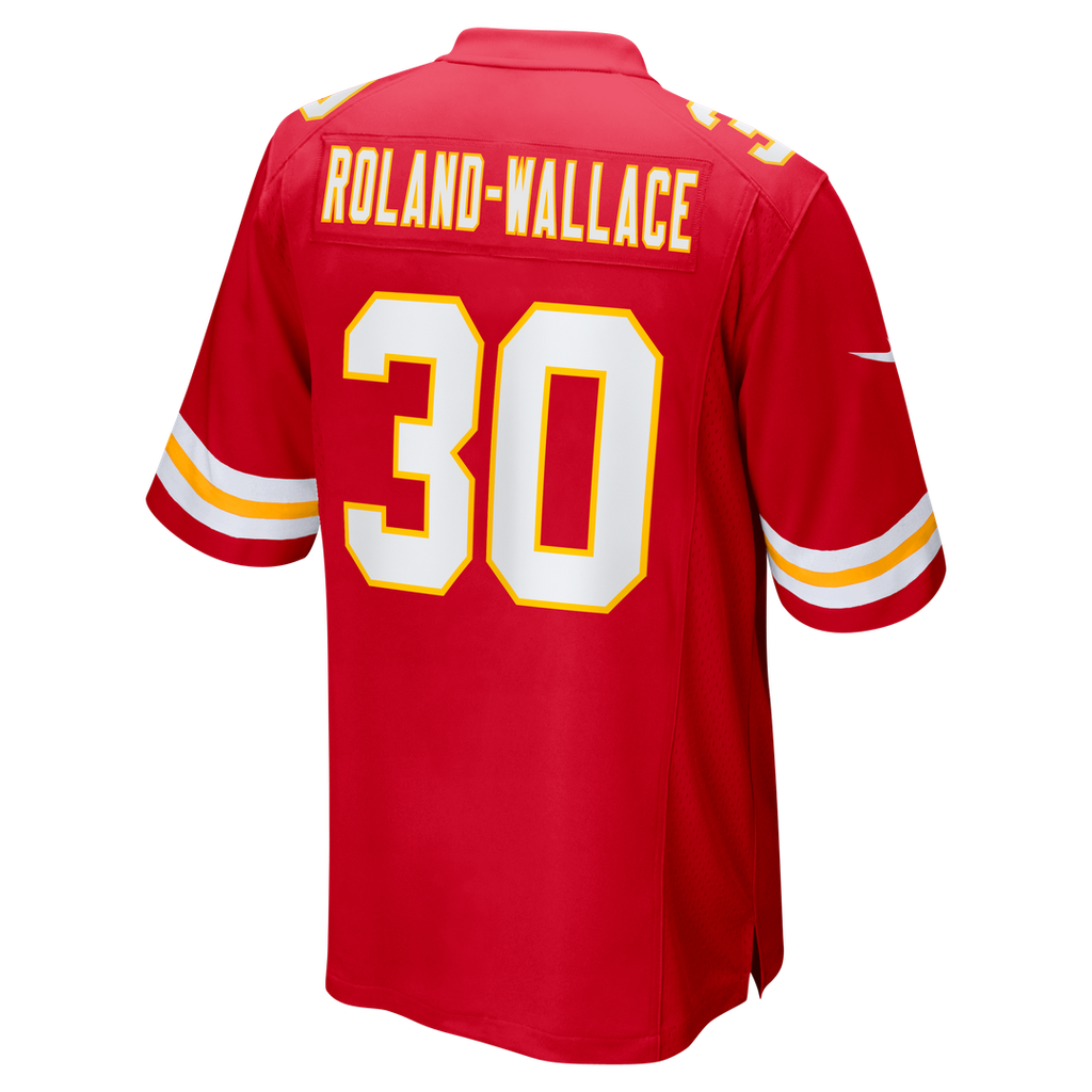 Kansas City Chiefs Chris Roland-Wallace Nike Game Jersey - Red