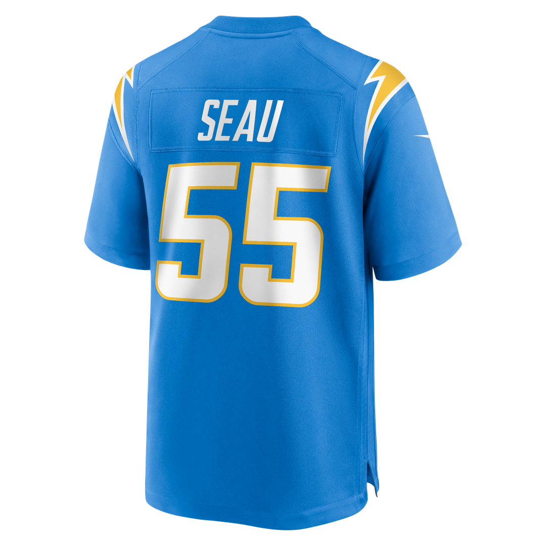 Los Angeles Chargers Junior Seau Nike Game Retired Player Jersey - Powder Blue