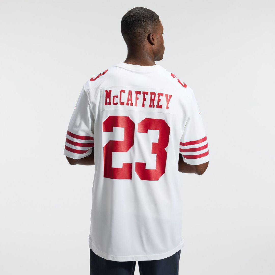 San Francisco 49ers Christian McCaffrey Nike Game Player Jersey - Scarlet