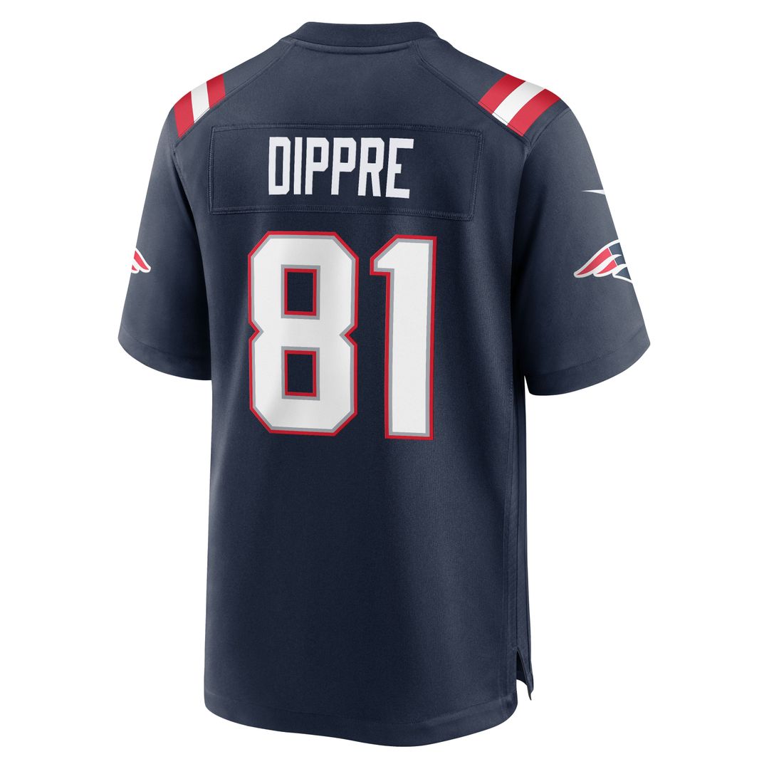 New England Patriots CJ Dippre Nike Team Game Jersey - Navy