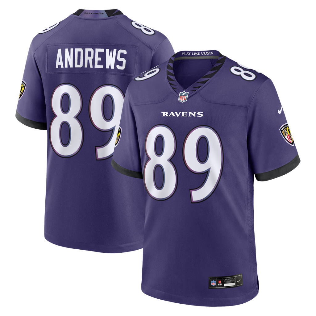 Baltimore Ravens Mark Andrews Nike Team Game Jersey - Purple