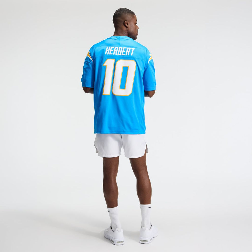 Los Angeles Chargers Justin Herbert Nike Alternate Super Chargers Vapor F.U.S.E. Stitched Limited Jersey - Navy