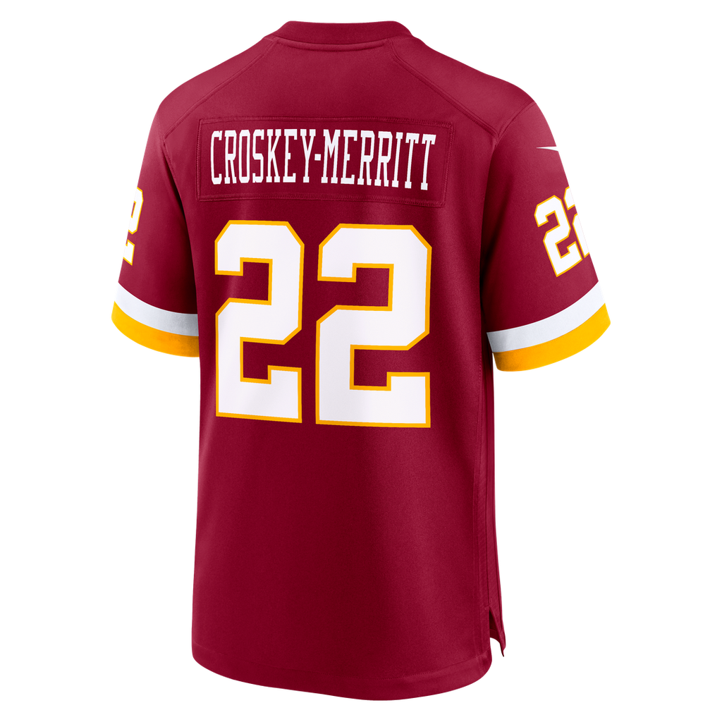 Washington Commanders Jacory Croskey-Merritt Nike Game Jersey - Burgundy