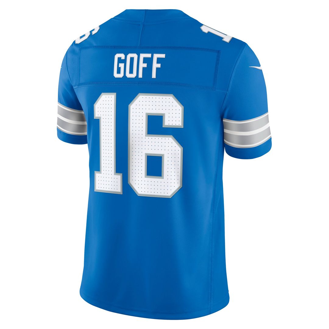 Detroit Lions Jared Goff Nike Alternate Vapor F.U.S.E. Stitched Limited Jersey - Black