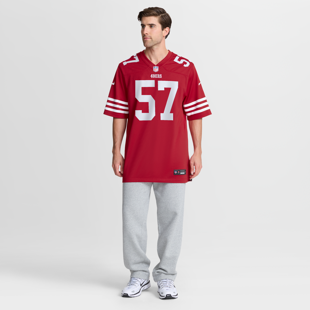 San Francisco 49ers Luke Gifford Nike Team Game Jersey - Scarlet