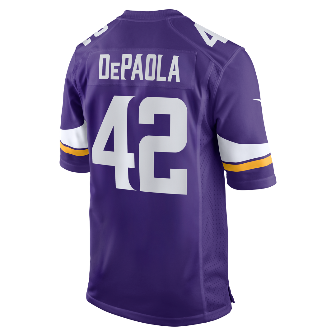 Minnesota Vikings Andrew DePaola Nike Game Jersey - Purple