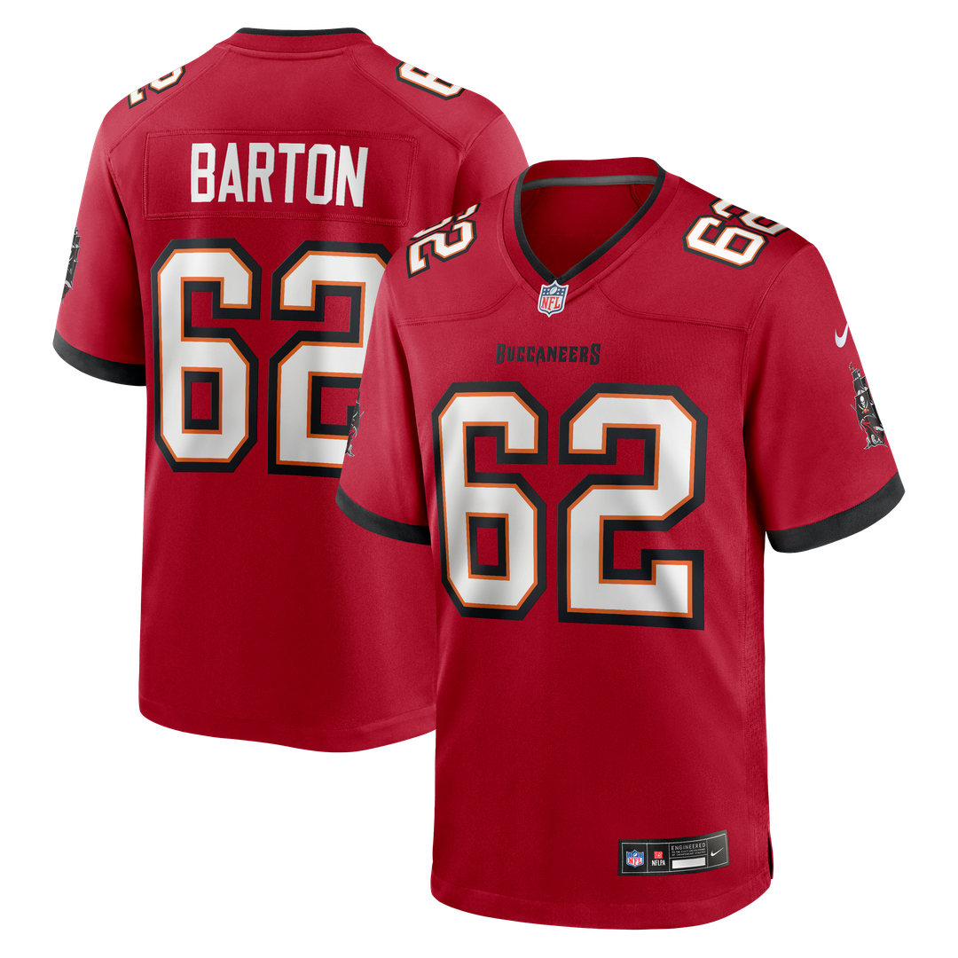 Tampa Bay Buccaneers Graham Barton Pick No. 26 Nike Player Game Jersey - Red