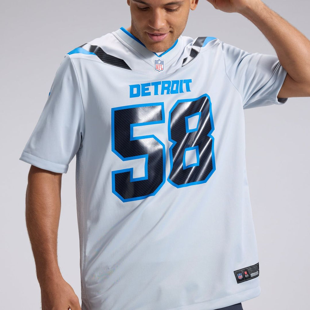 Detroit Lions Penei Sewell Nike 2026 Rivalries Collection Game Jersey - Silver