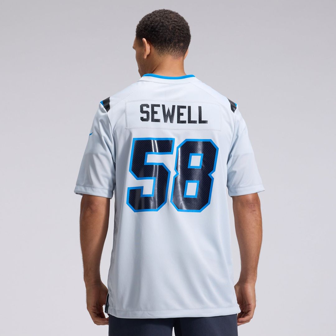 Detroit Lions Penei Sewell Nike 2026 Rivalries Collection Game Jersey - Silver