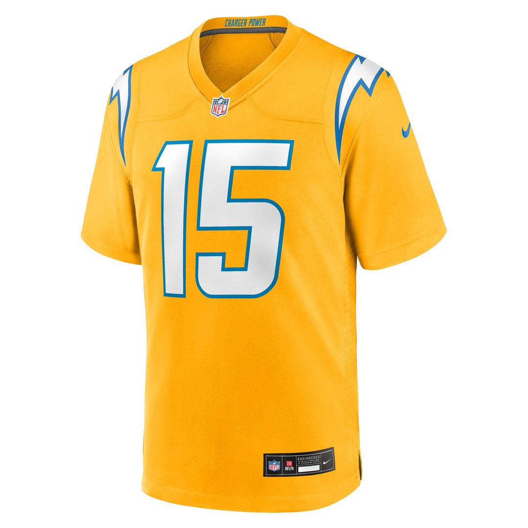 Los Angeles Chargers Ladd McConkey Nike Alternate Charger Power Game Player Jersey - Gold
