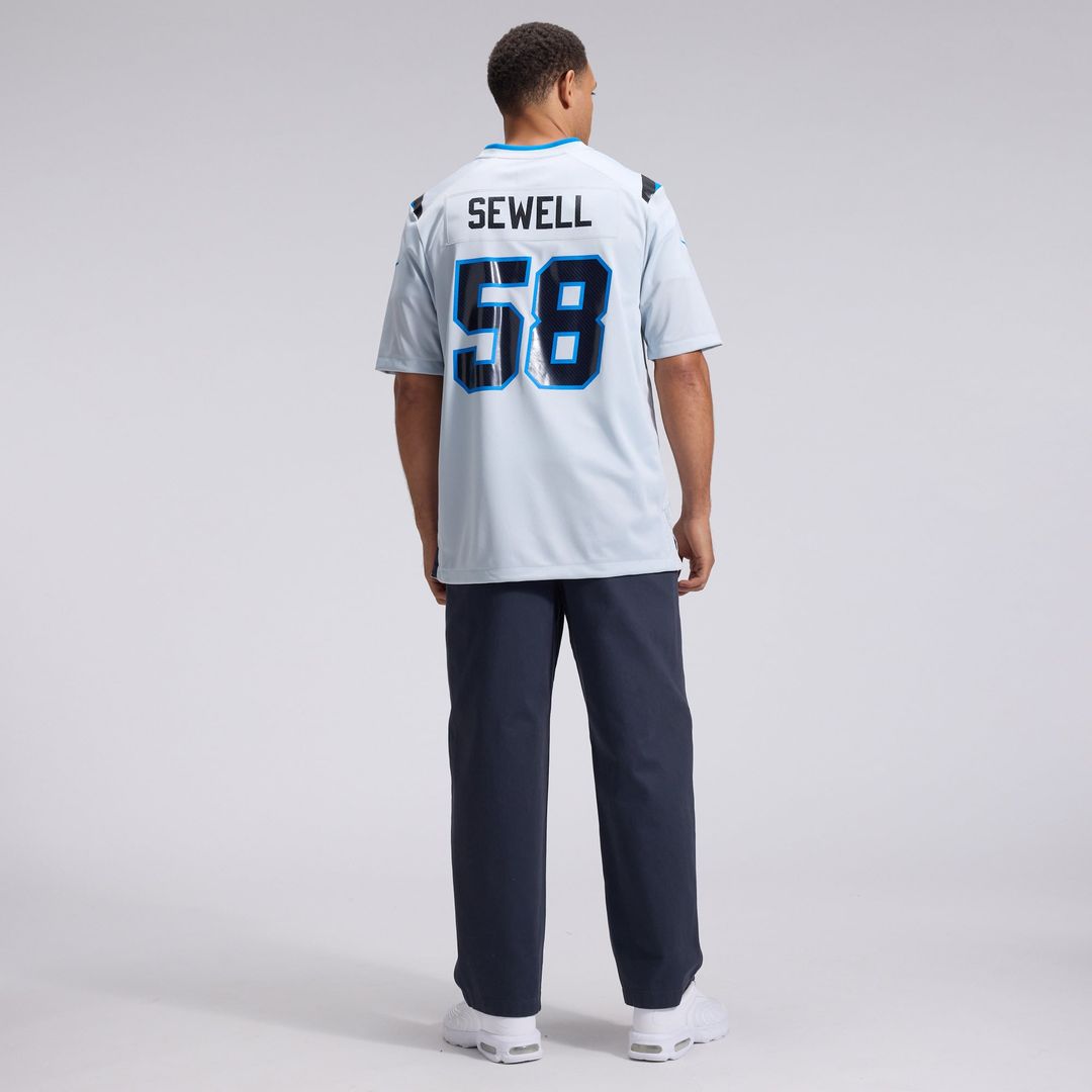 Detroit Lions Penei Sewell Nike 2026 Rivalries Collection Game Jersey - Silver