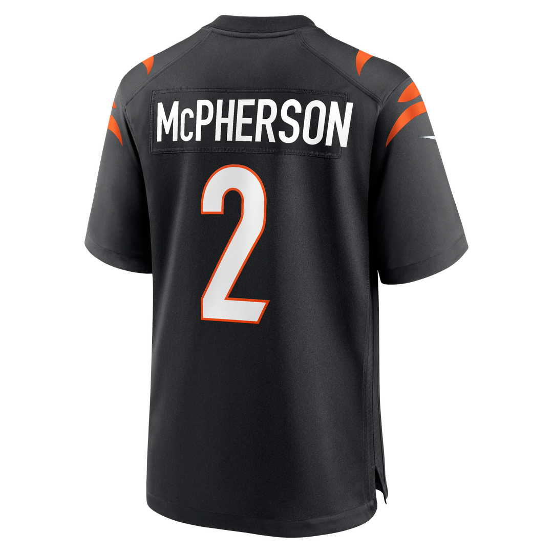 Cincinnati Bengals Evan McPherson Nike Game Jersey - Black