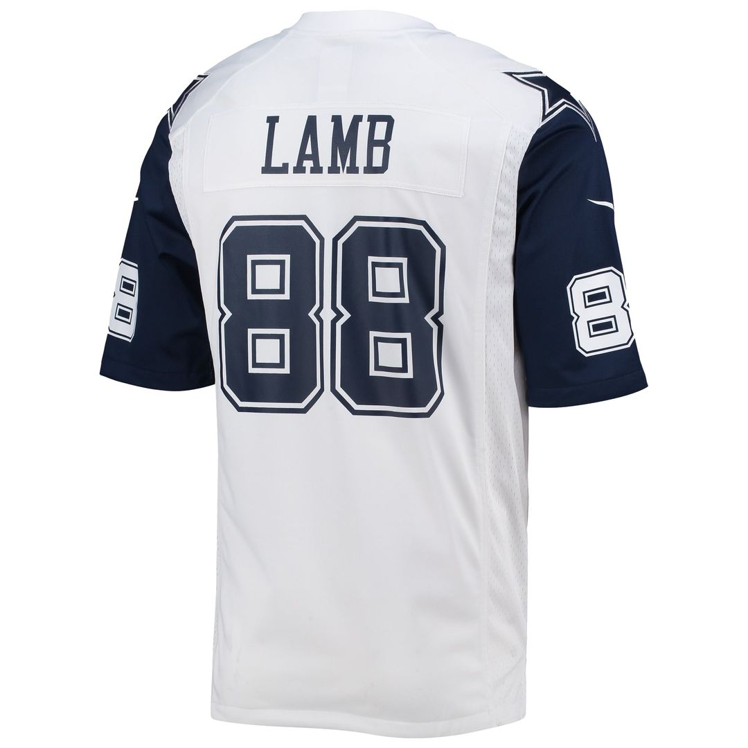 Dallas Cowboys CeeDee Lamb Nike Alternate Game Team Jersey - White