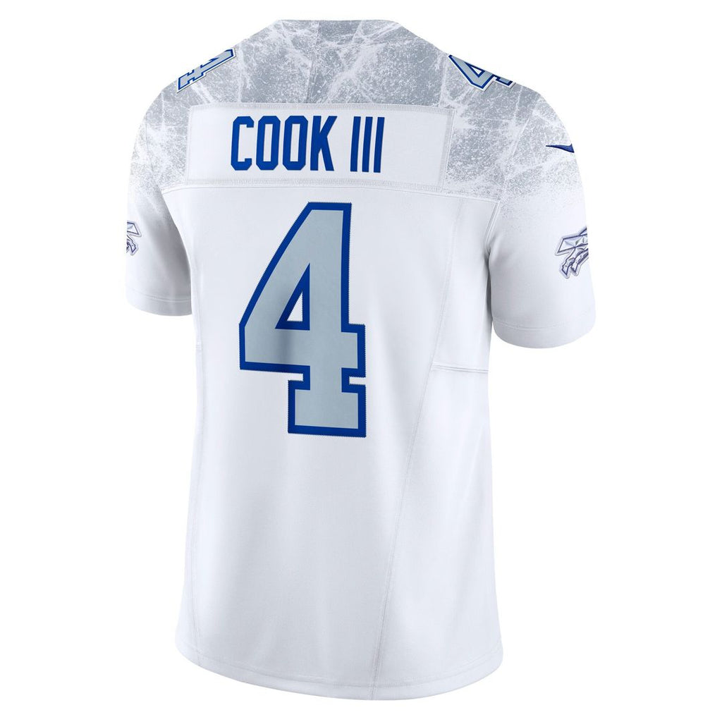 Buffalo Bills James Cook III Nike Rivalries Collection Stitched Limited Jersey - White
