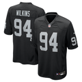 Las Vegas Raiders Christian Wilkins Nike Team Game Jersey - Black