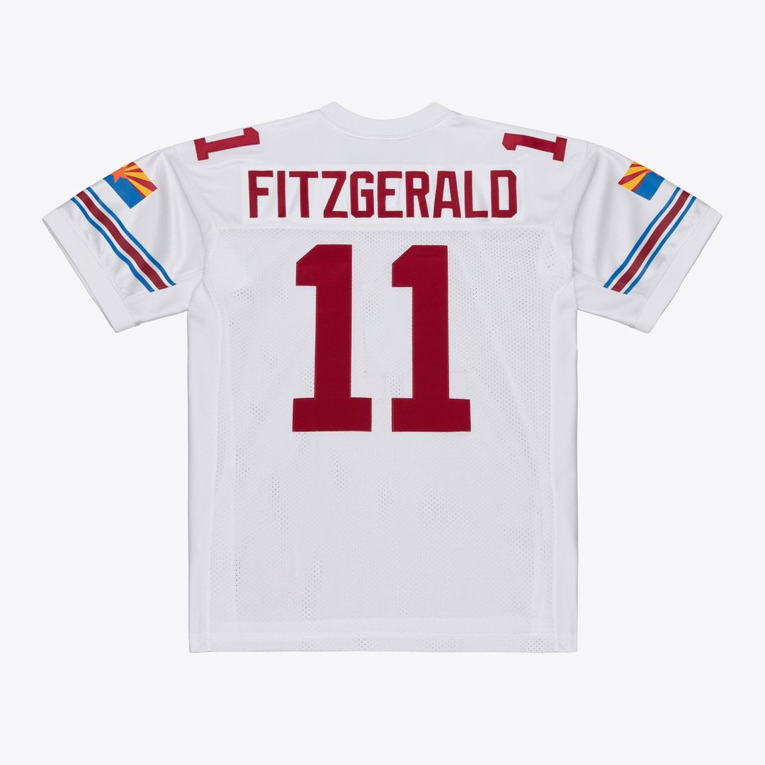 Arizona Cardinals Larry Fitzgerald Mitchell & Ness Big & Tall 2004 Legacy Retired Player Jersey - White