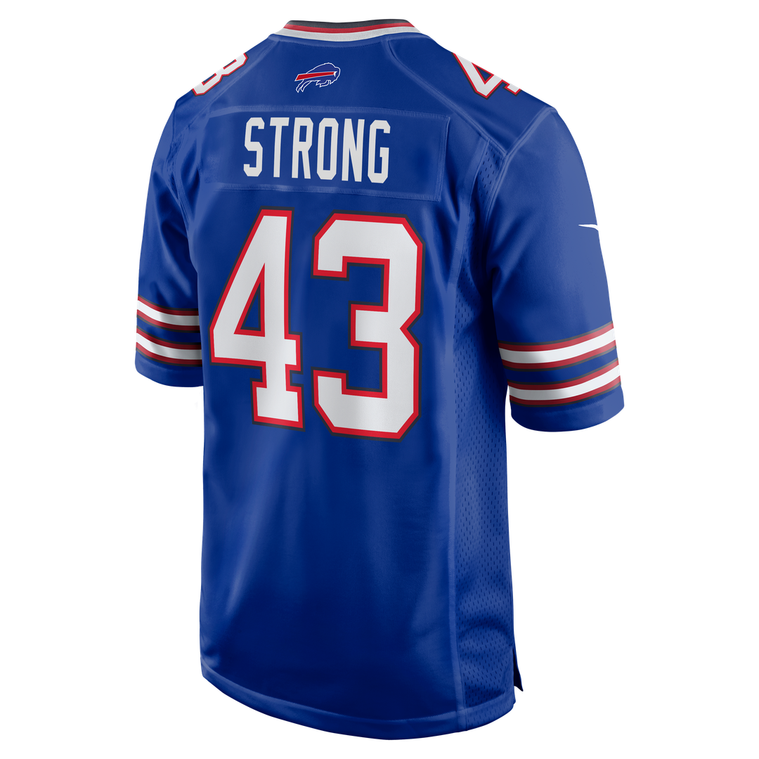 Buffalo Bills Dorian Strong Nike Team Game Jersey - Royal