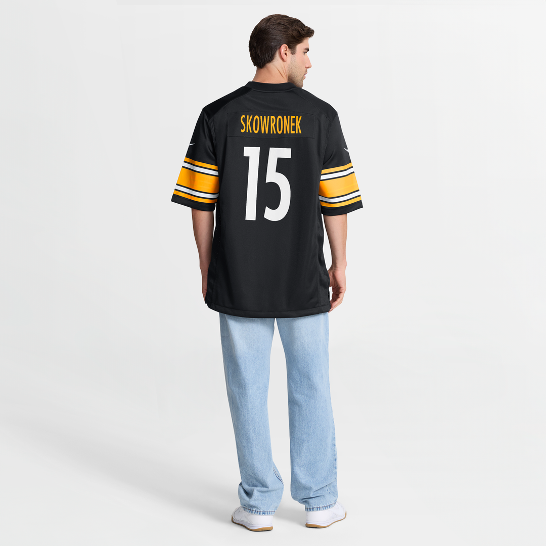 Pittsburgh Steelers Ben Skowronek Nike Team Game Jersey - Black