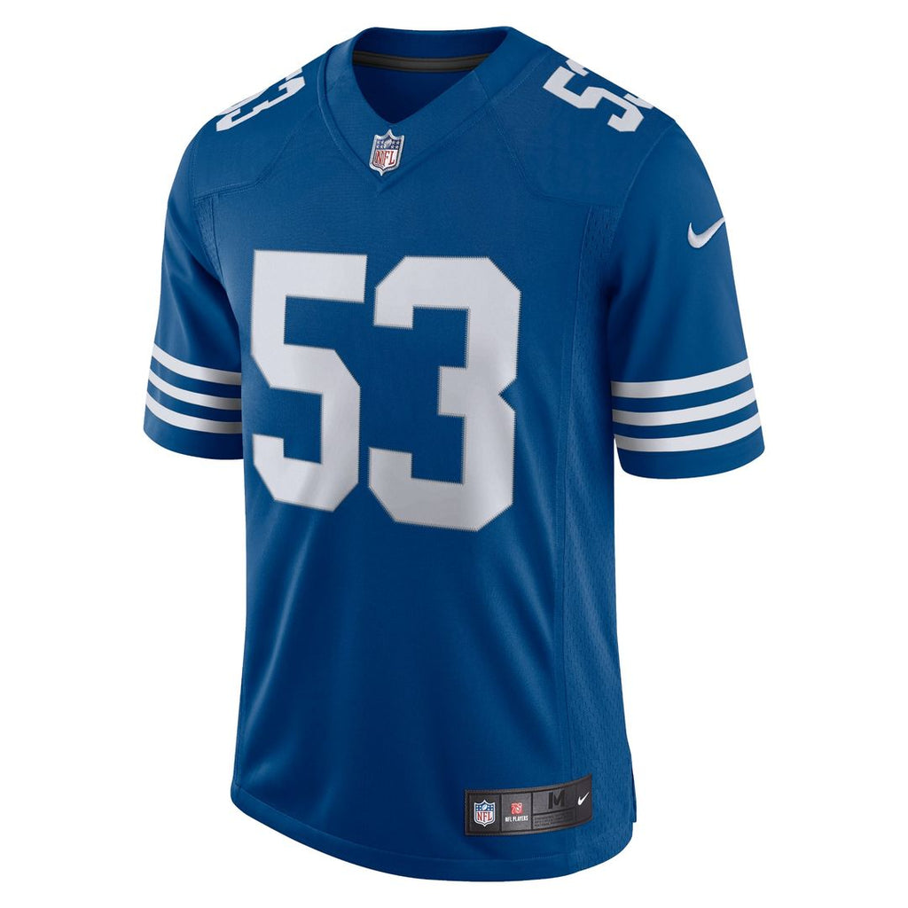 Indianapolis Colts Darius Leonard Nike Alternate Vapor Limited Jersey - Royal