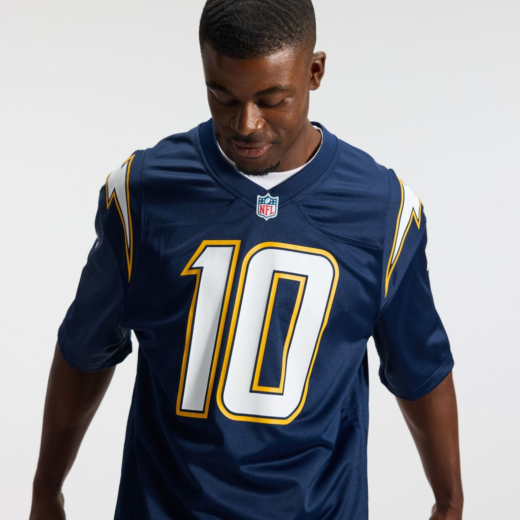 Los Angeles Chargers Justin Herbert Nike Alternate Charger Power Game Player Jersey - Gold