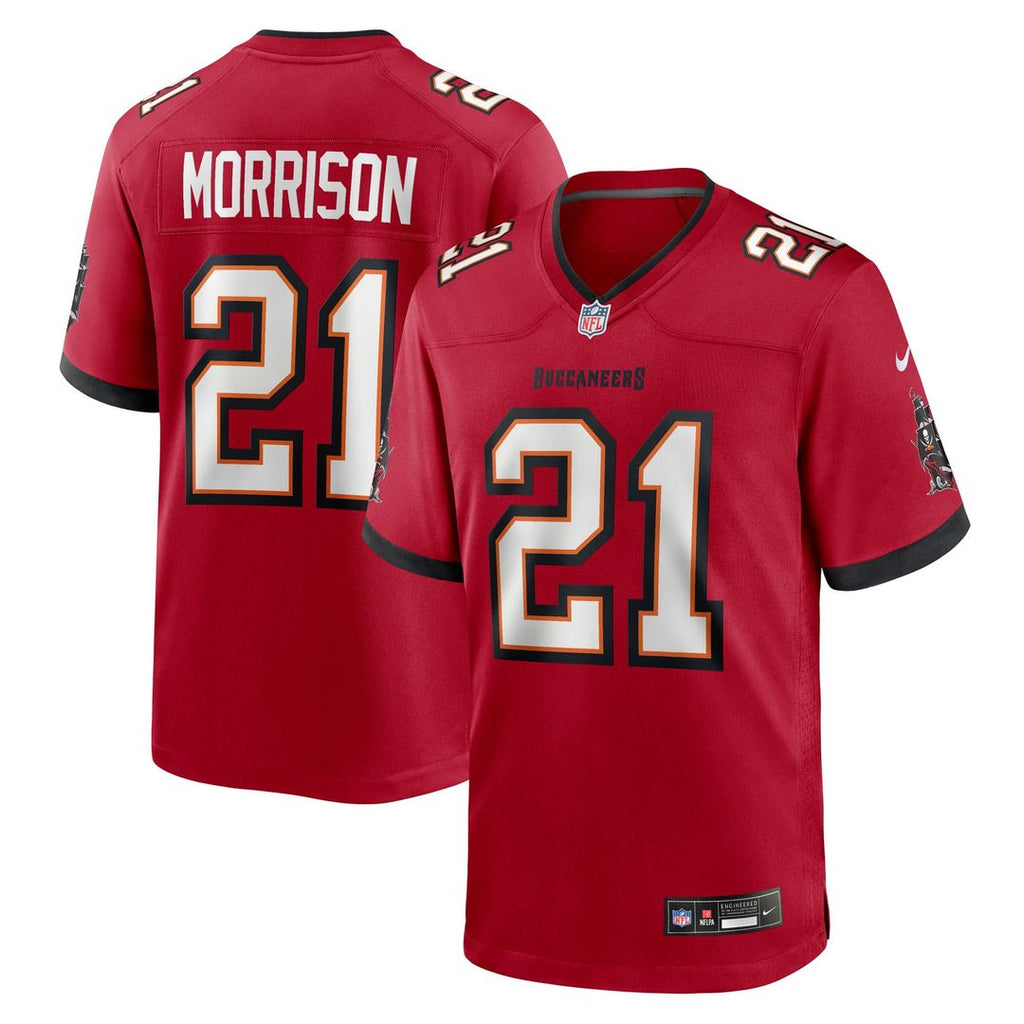 Tampa Bay Buccaneers Benjamin Morrison Nike Team Game Jersey - Red