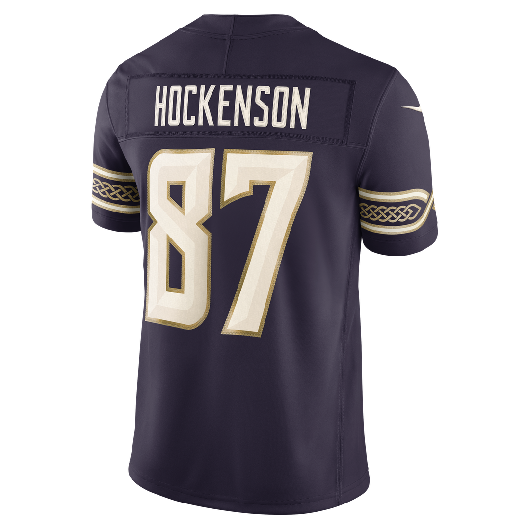Minnesota Vikings T.J. Hockenson Nike 2026 Rivalries Collection Stitched Limited Jersey - Purple