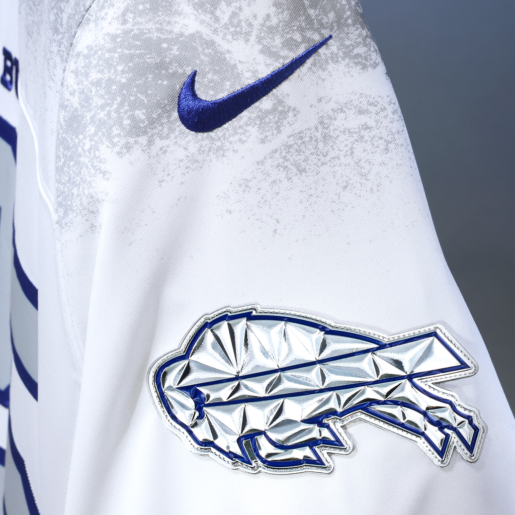 Buffalo Bills Josh Allen Nike Rivalries Collection Stitched Limited Jersey - White